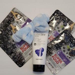 Tony Moly Blueberry Skincare bundle. K beauty